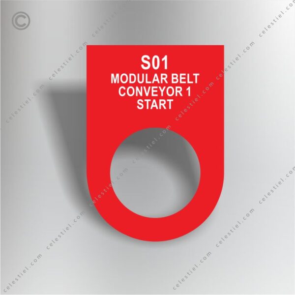 Push Button Name Plates