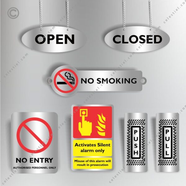 Warning Name Plates